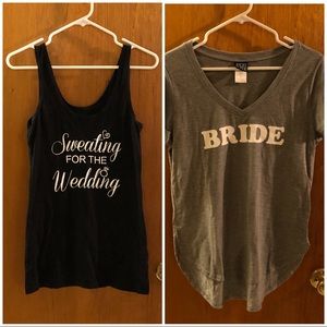 Bride shirts